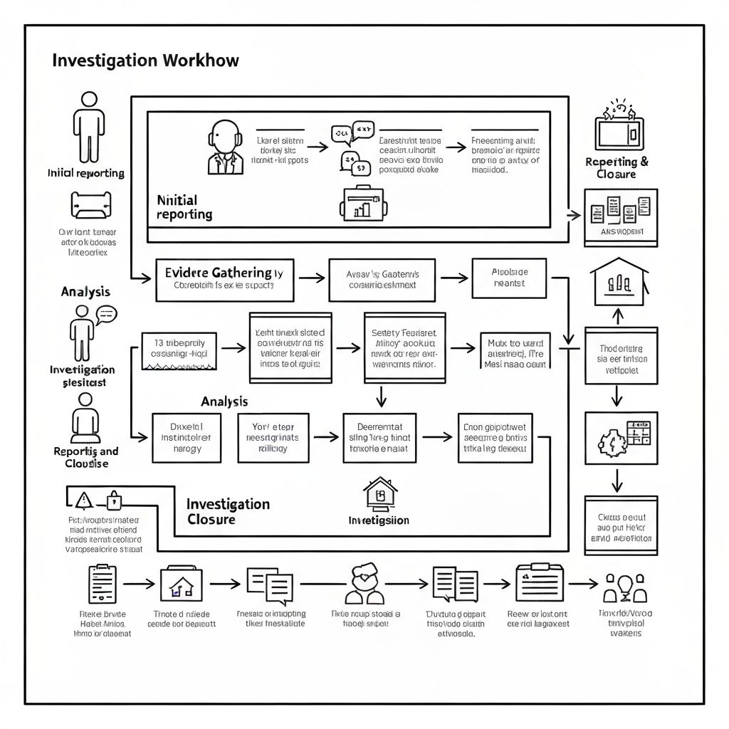 Investigation Workflows - Collaborative case management with version control, evidence chain, and compliance-ready export formats.